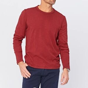 Agave Aero Slub Tee Shirt Men Color Syrah Size XXL